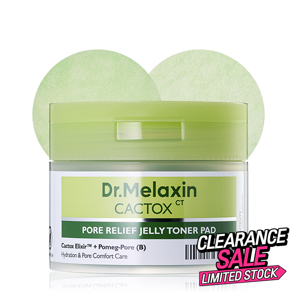 [CLEARANCE SALE] CACTOX Pore Relief Jelly Toner 60 Pads