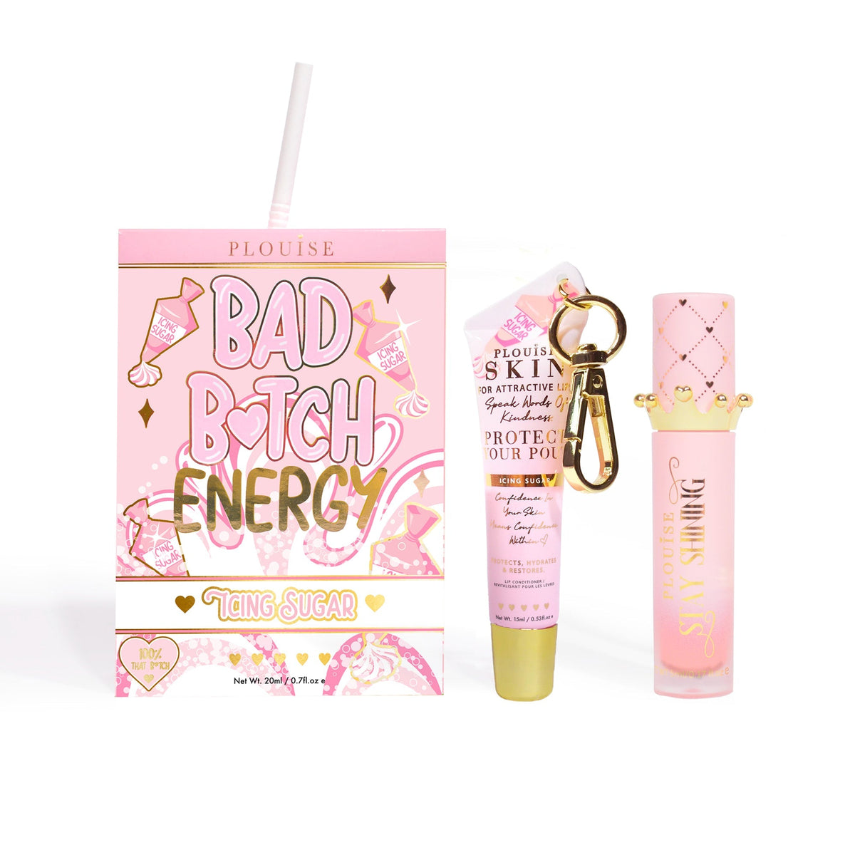 Bad Bitch Energy Lip Conditioner & Lip Oil Duo