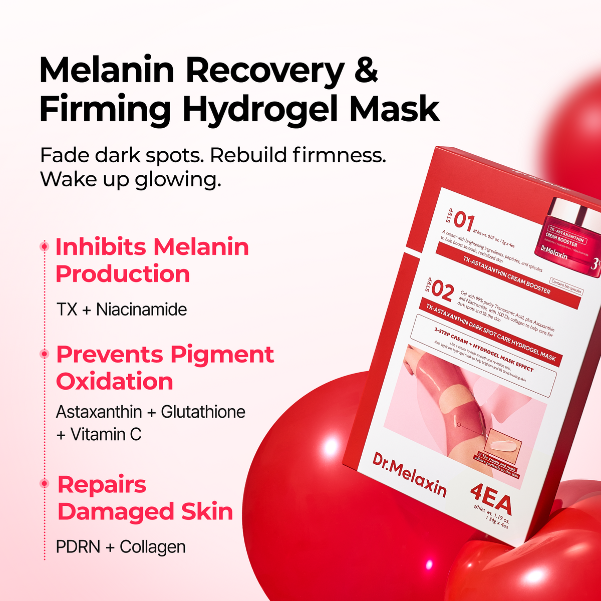 [CLEARANCE SALE] TX Astaxanthin Dark Spot Care Hydrogel Mask 4EA